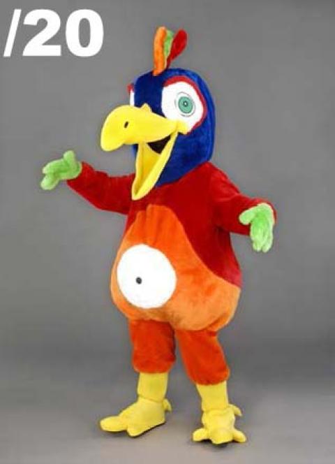 Mascottes : volatiles (24 au choix)