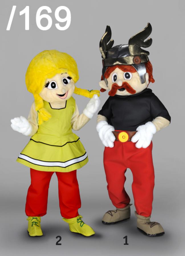 Mascottes : Personnages divers (15 au choix)