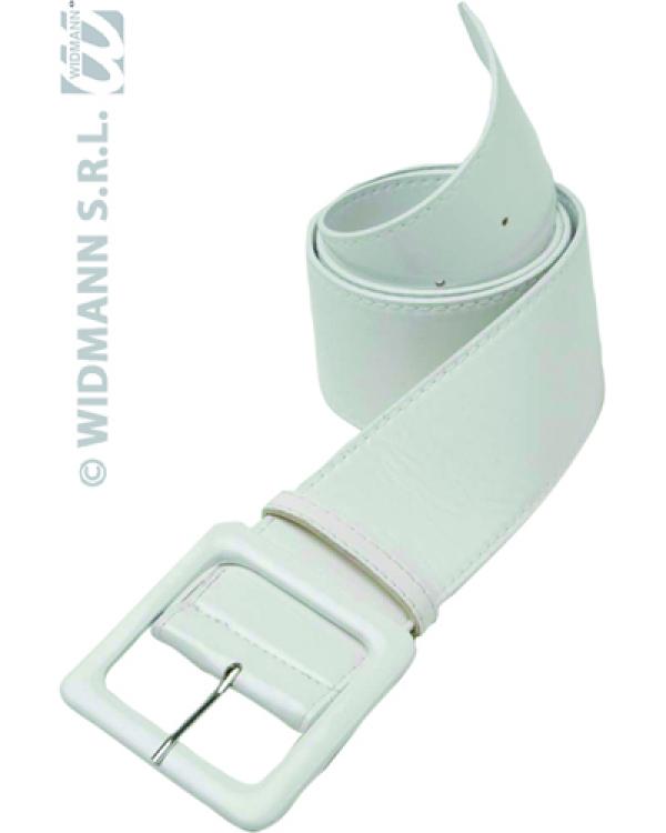 Ceinture vinyle blanche