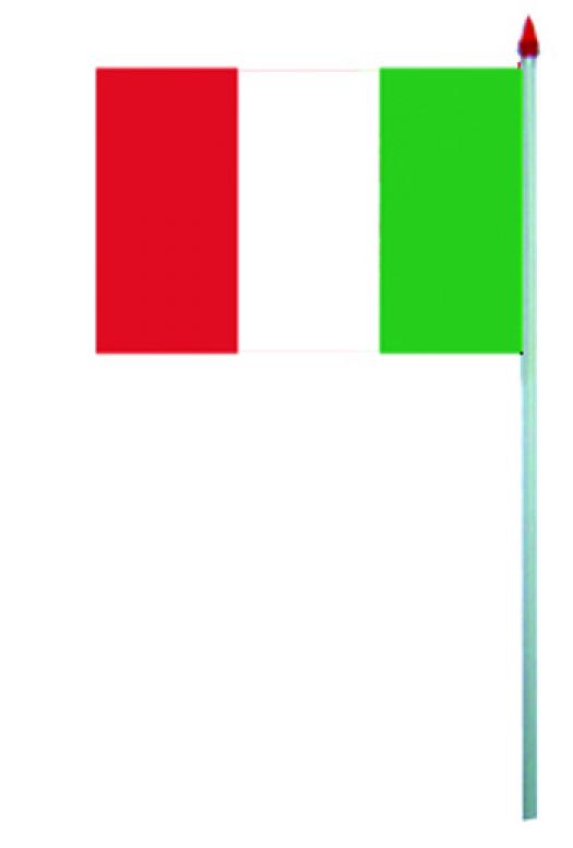 10 Drapeaux plastique Italie