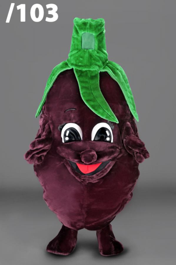 Mascottes : fruits et légumes (7 au choix)