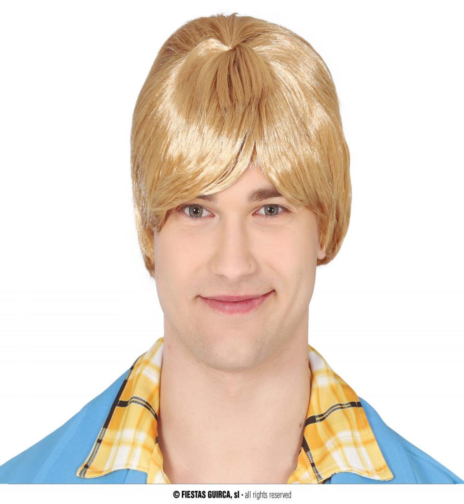 Perruque homme blonde