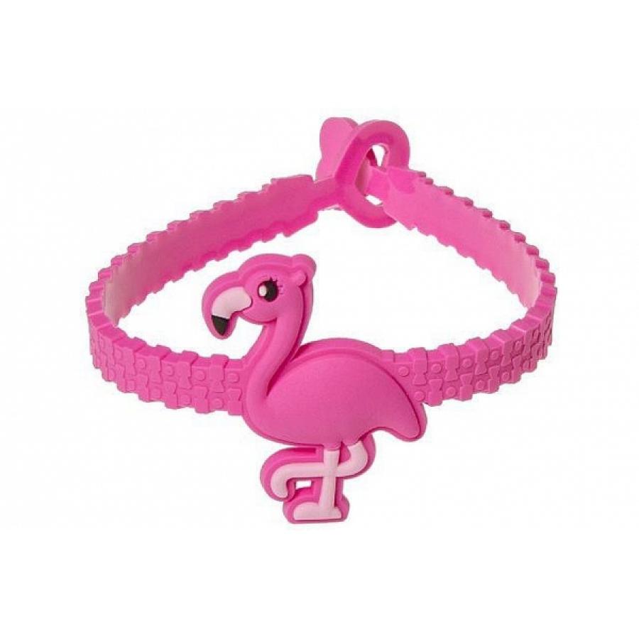 Bracelet silicone flamant rose (E6-15)