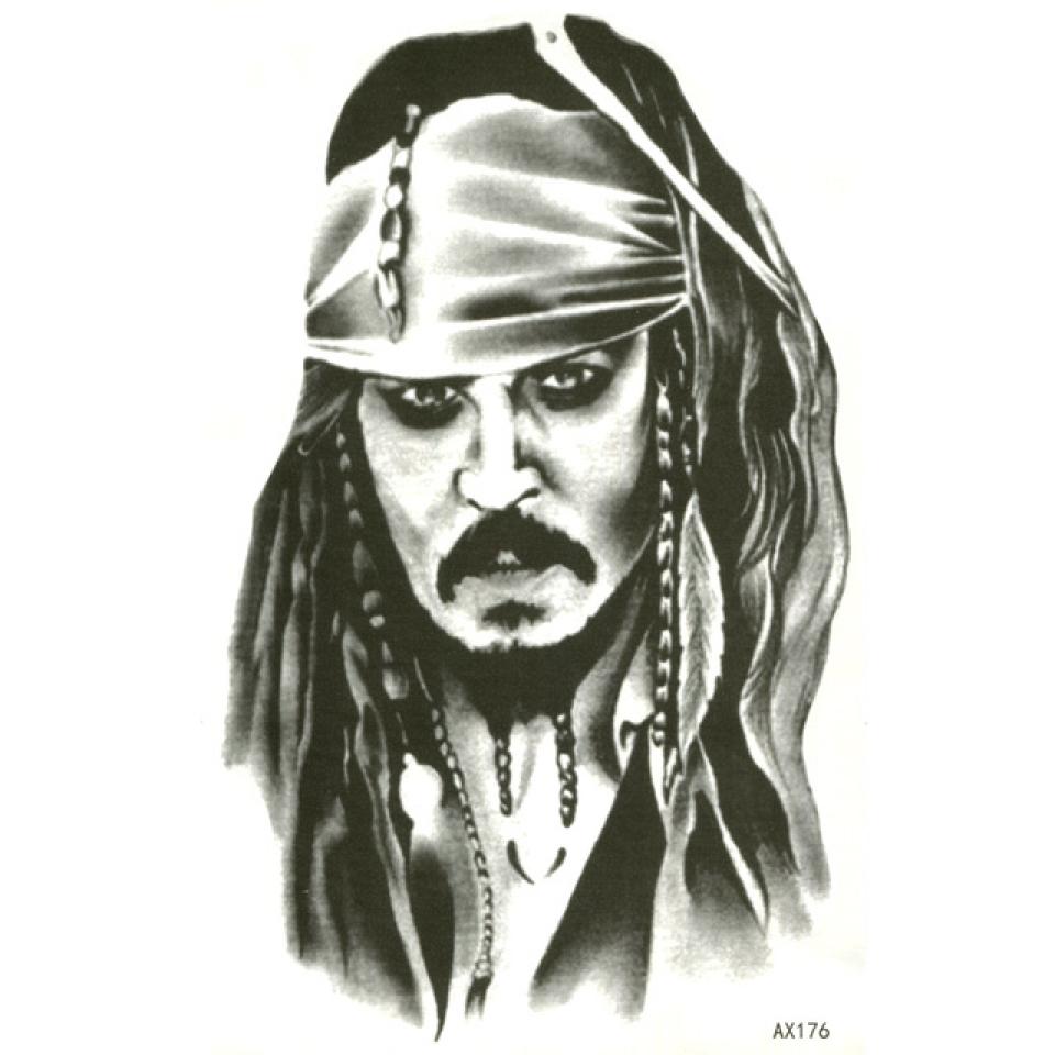 Tatouage temporaire Jack Sparrow