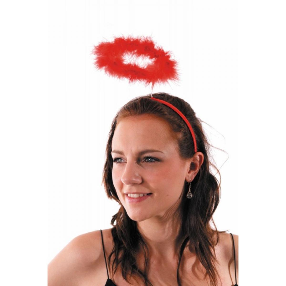 Auréole d'ange rouge