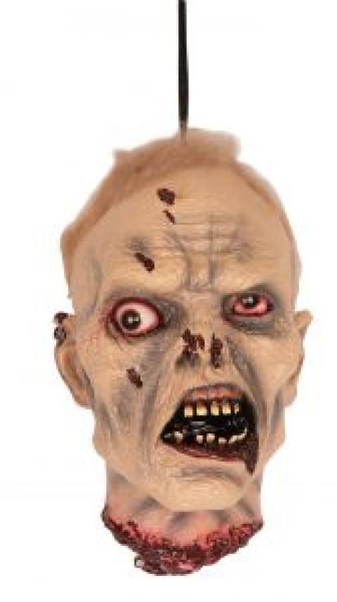 Tête décapitée zombie