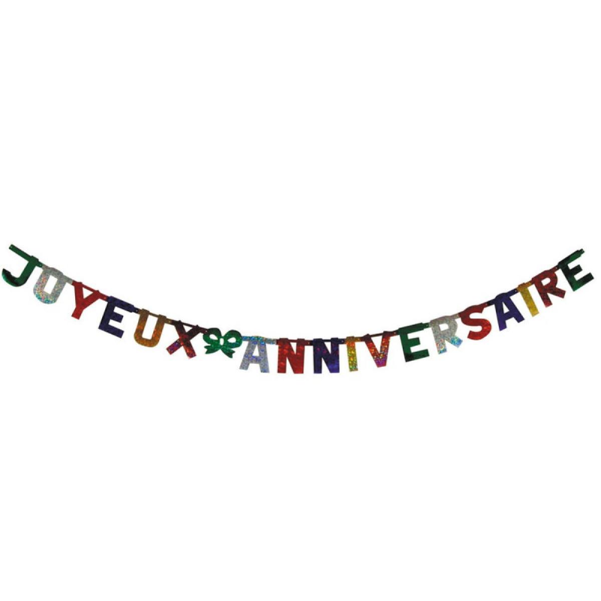 Guirlande Joyeux Anniversaire 2 mètres