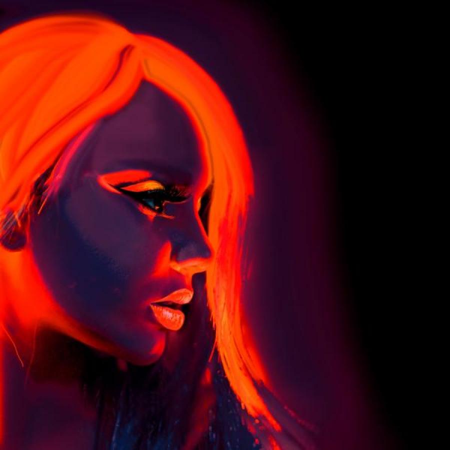 Rouge à lèvres fluo Orange