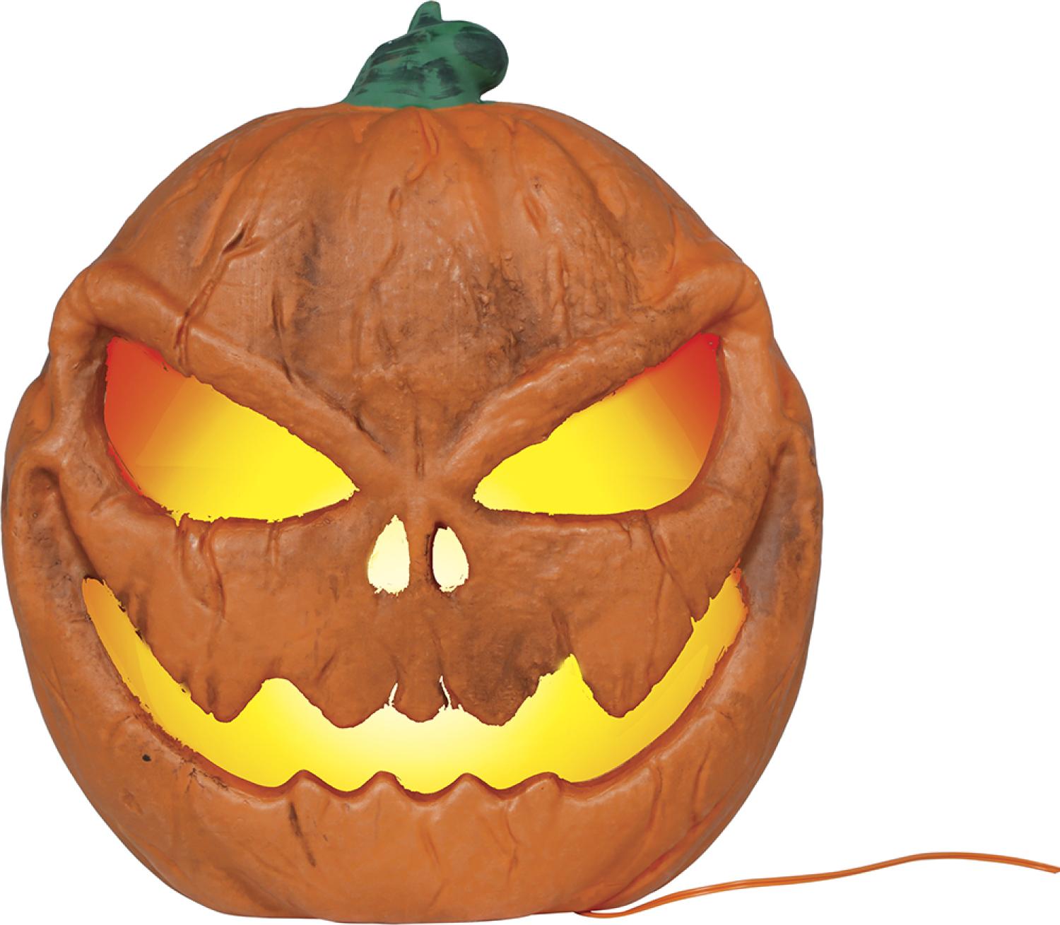 Citrouille horrible 28cm lumineuse LED