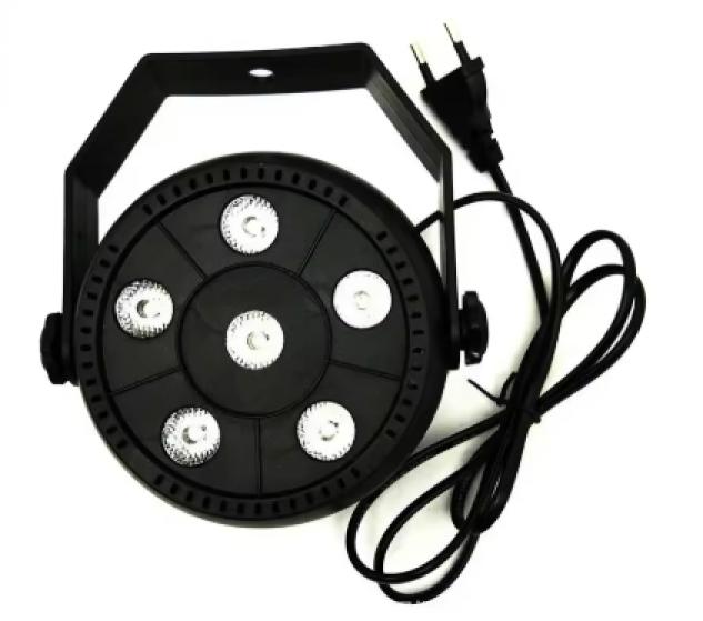 Projecteur PAR RGB à LED 6x3w avec effet stroboscope