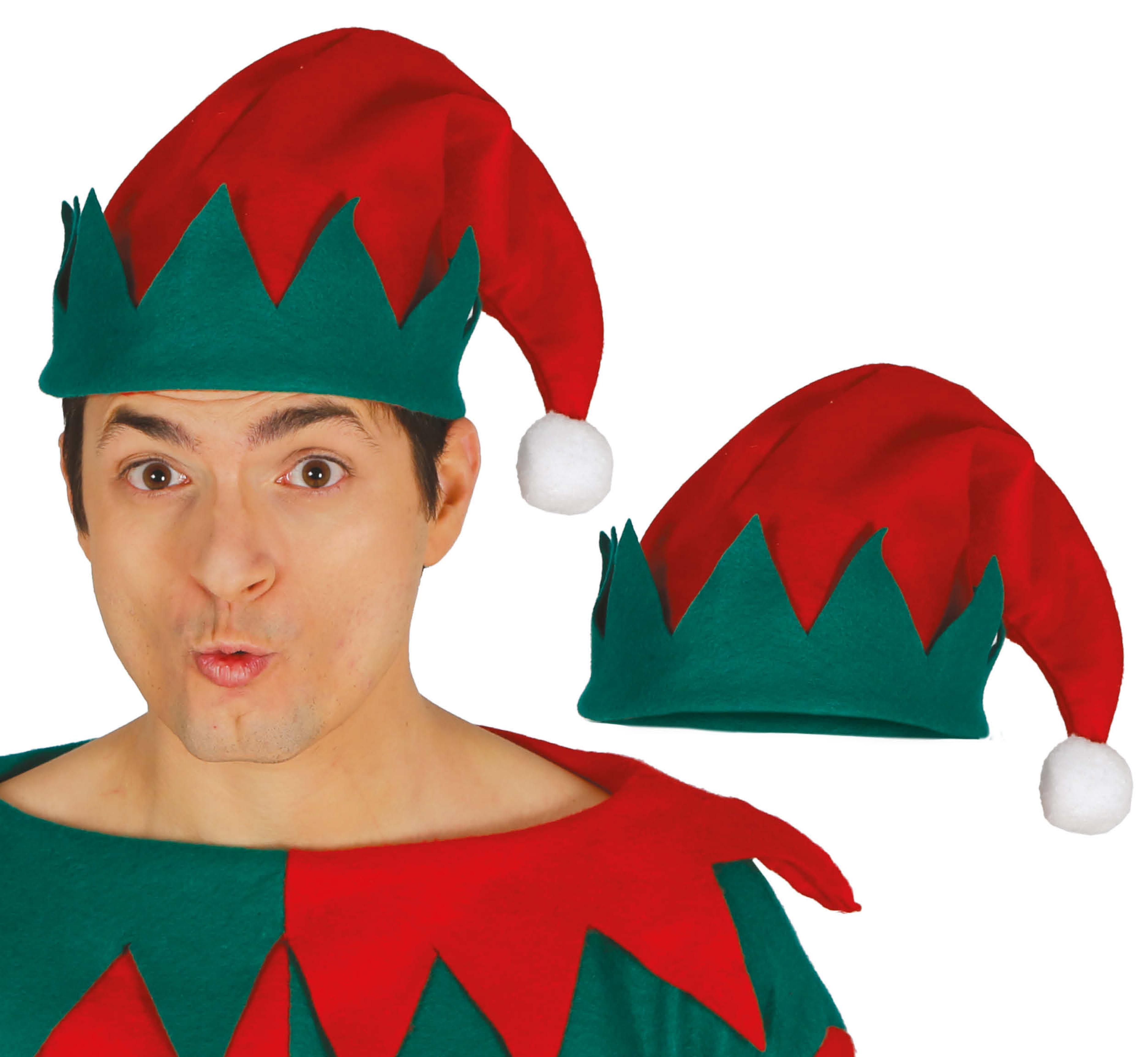 Bonnet d'elfe lutin de Noël