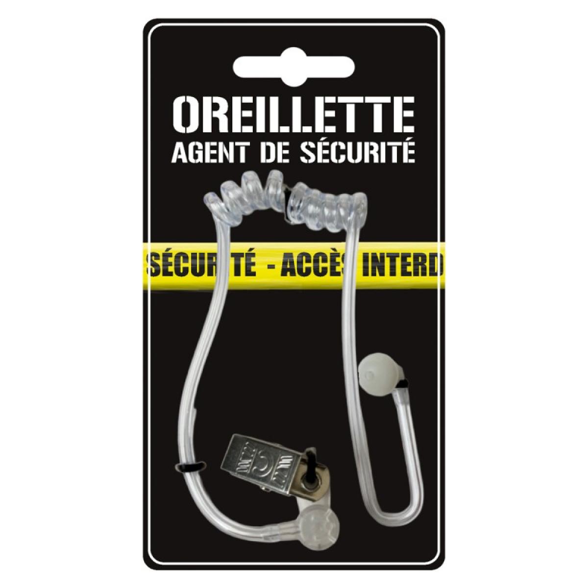Oreillette factice d'agent de sécurité ou agent secret