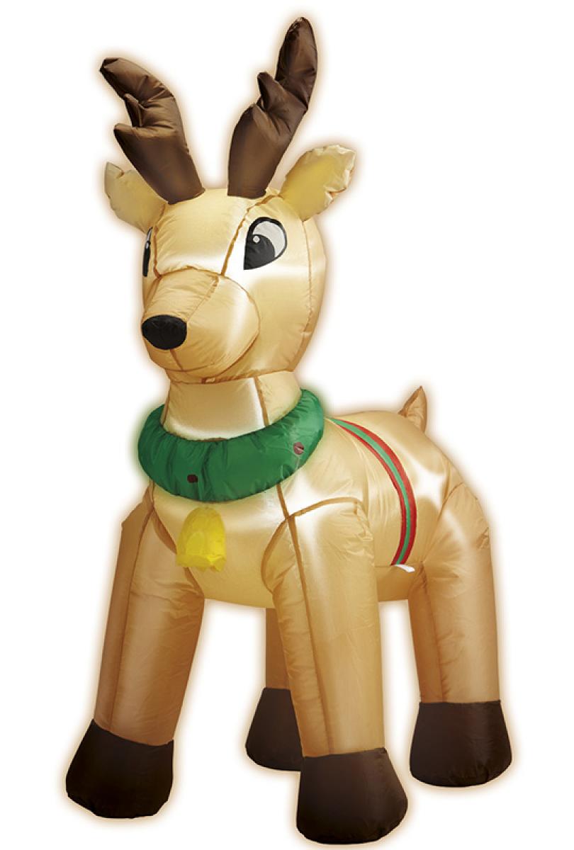 Renne gonflable lumineux 122 cm