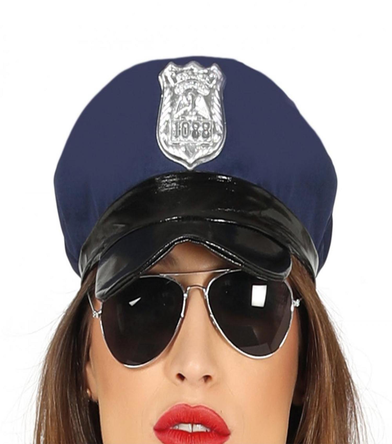 Robe policière avec ceinture et casquette taille L