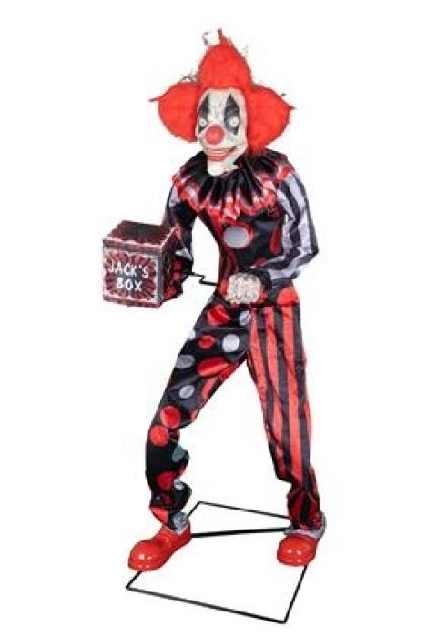 Automate clown effrayant avec sa boîte à musique