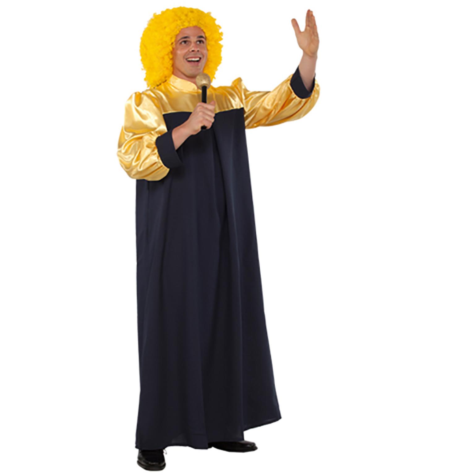 Robe gospel noir et jaune