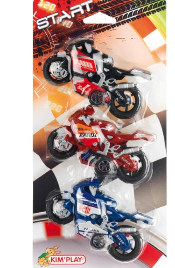 3 Motos de course (E9-7)