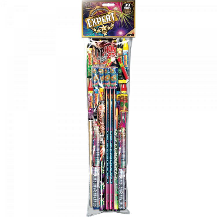 Assortiment de 39 pièces pyrotechniques Ardi Expert