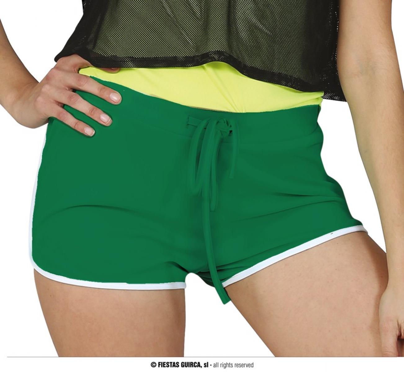 Mini short vert années 80