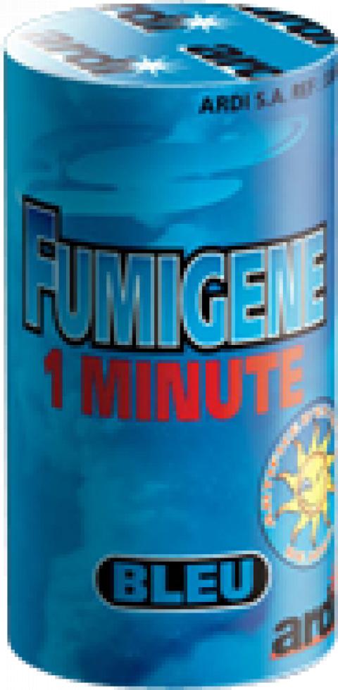 Fumigène bleu 1 minute à poser pas cher