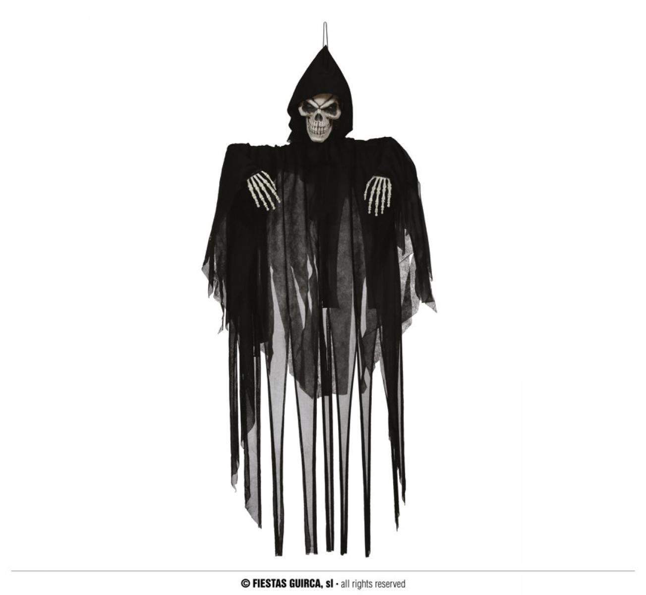 Squelette 120cm lumineux, sonore et animé