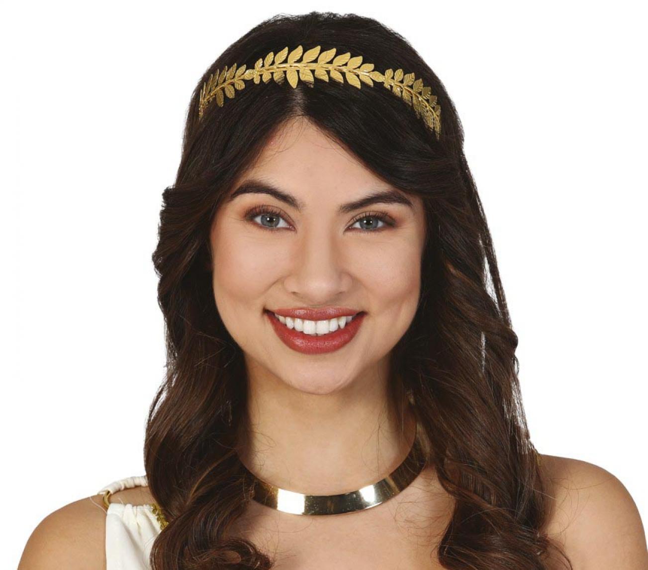 Couronne de lauriers César en métal