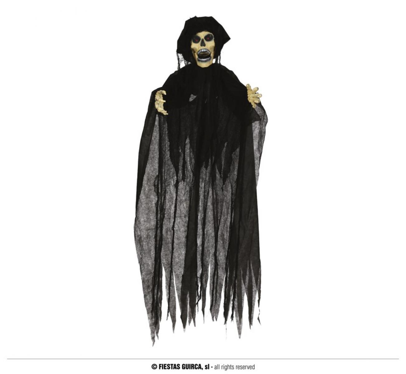 Squelette 185cm lumineux, sonore, animé