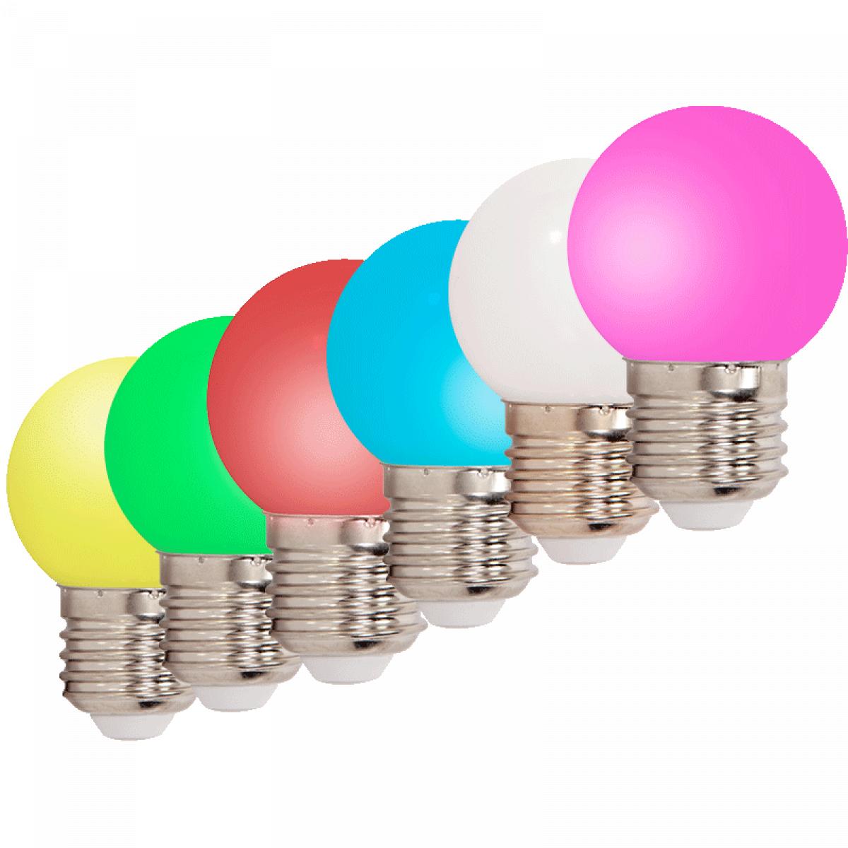 6 ampoules LED E27 pour guirlande