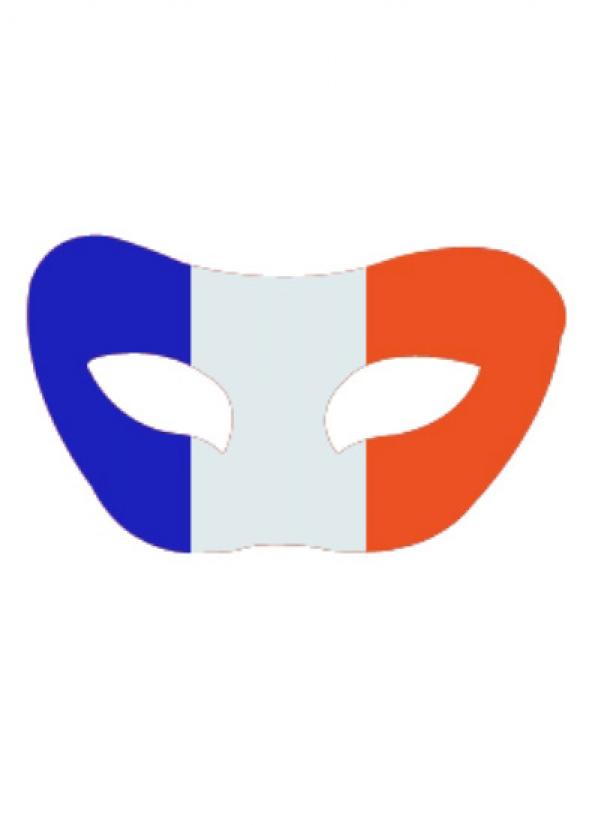 Loup pvc bleu blanc rouge