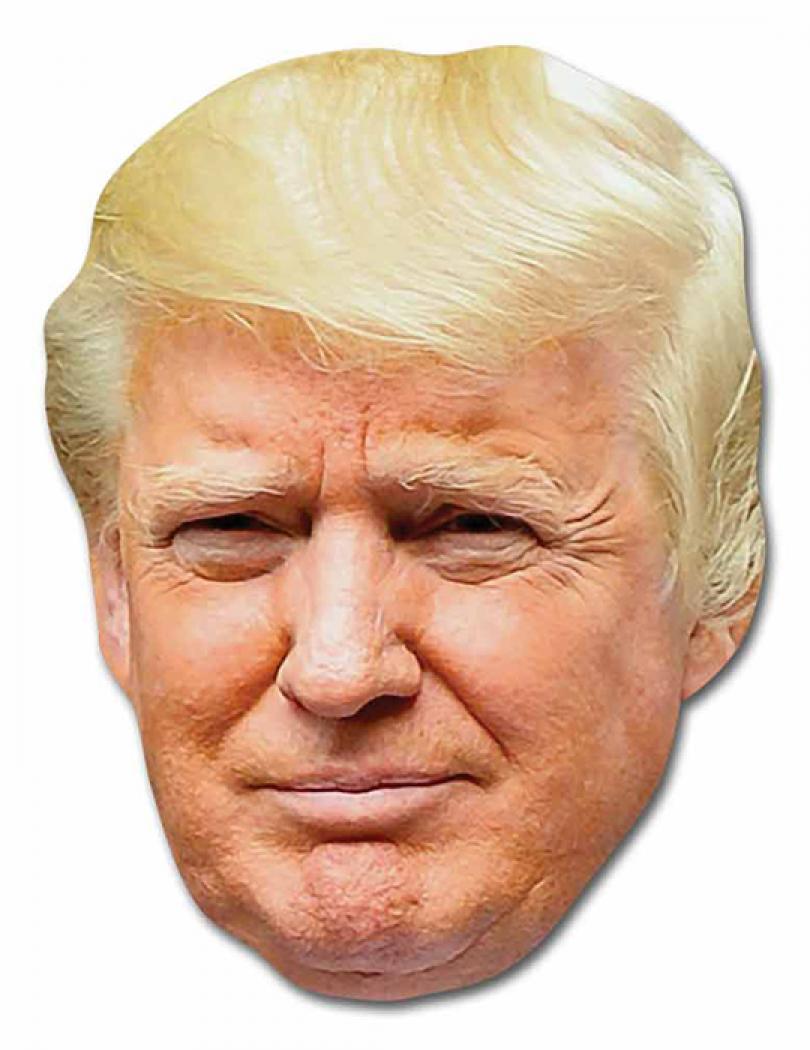 Masque carton Donald Trump