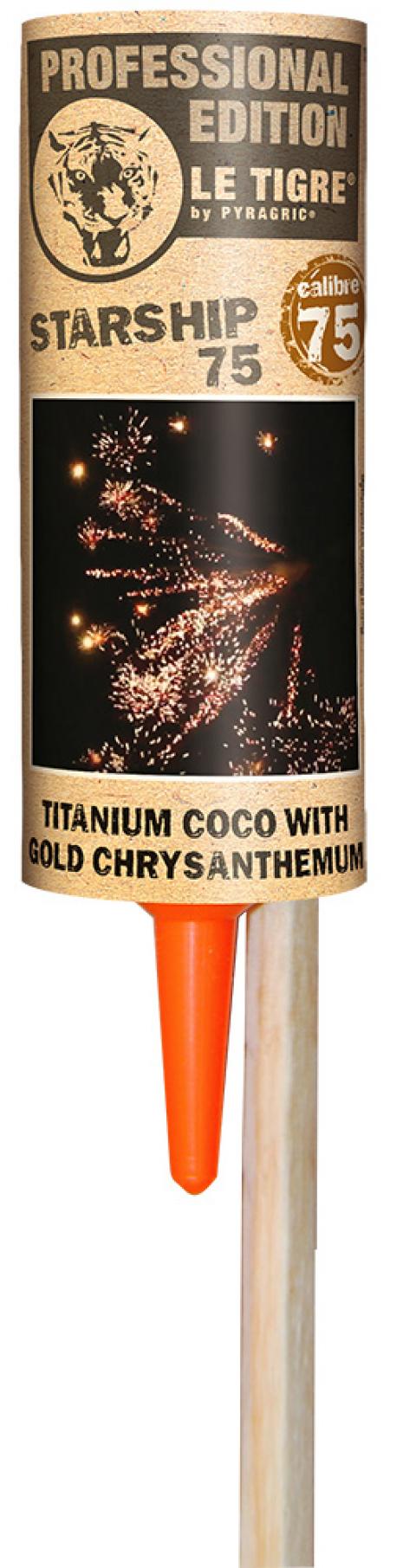 Fusée Starship 75 calibre 75mm