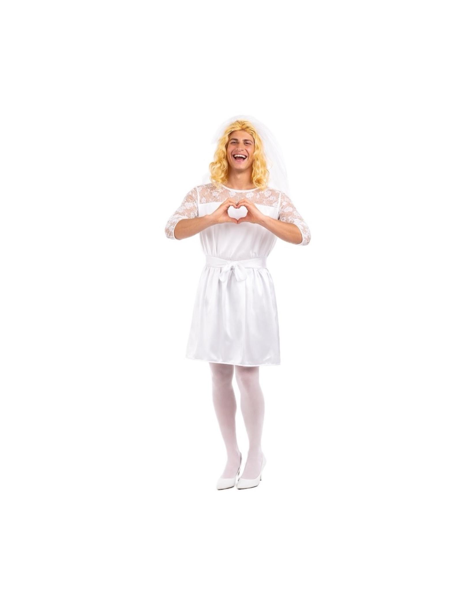 Robe de mariée pour homme courte taille M/L