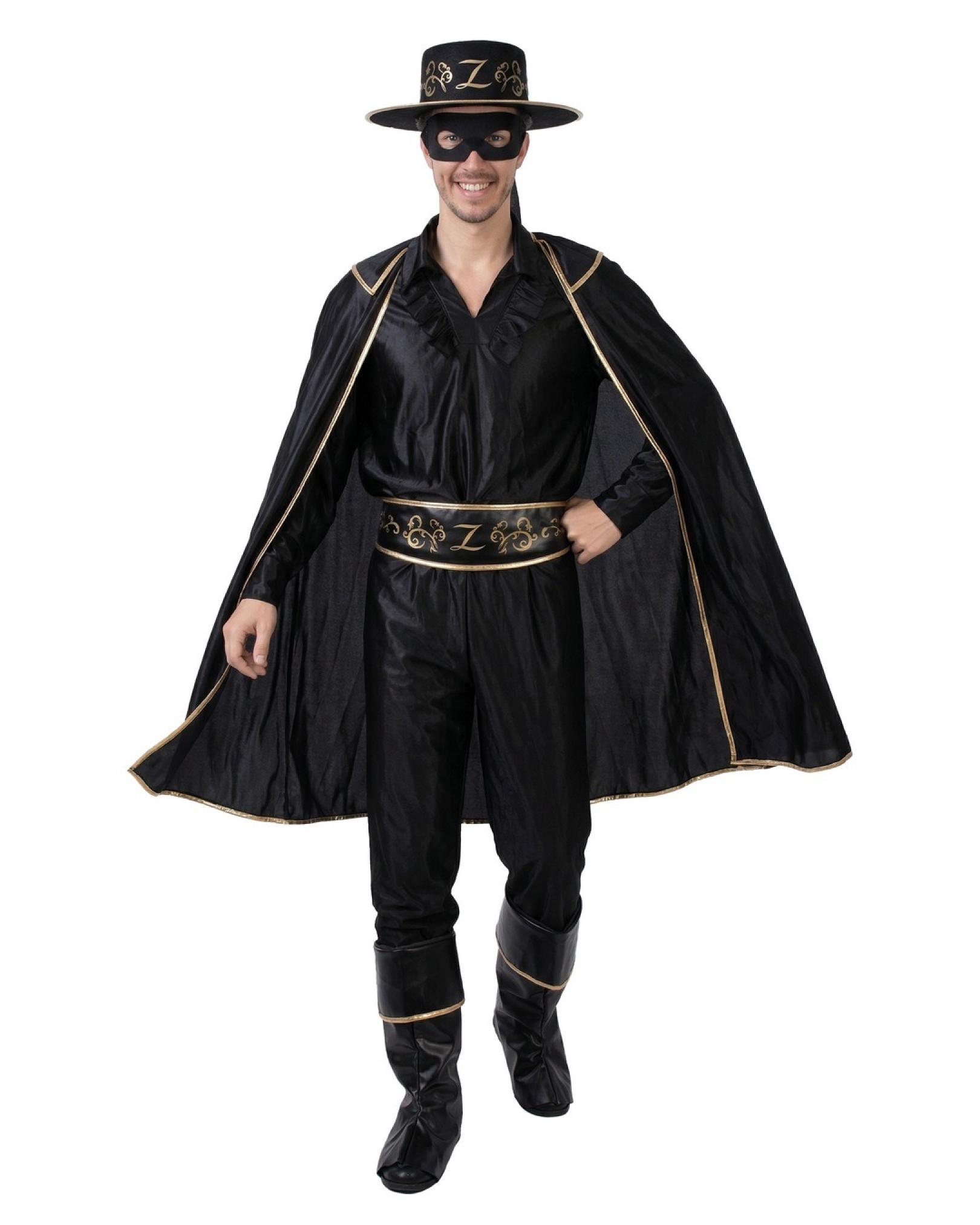 Déguisement complet de Zorro sous licence taille S/M