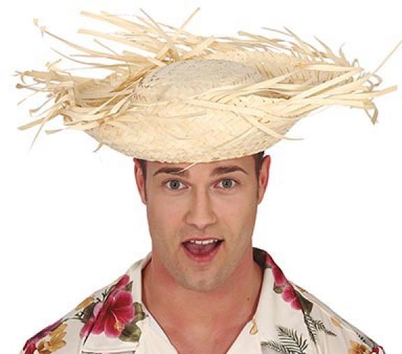 Chapeau hawai paille