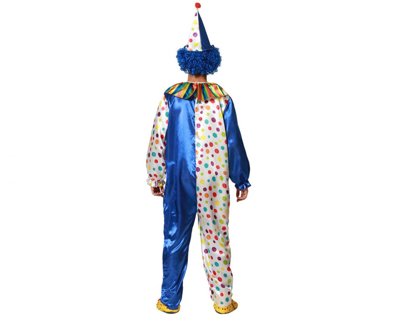 Combinaison de clown satin taille S