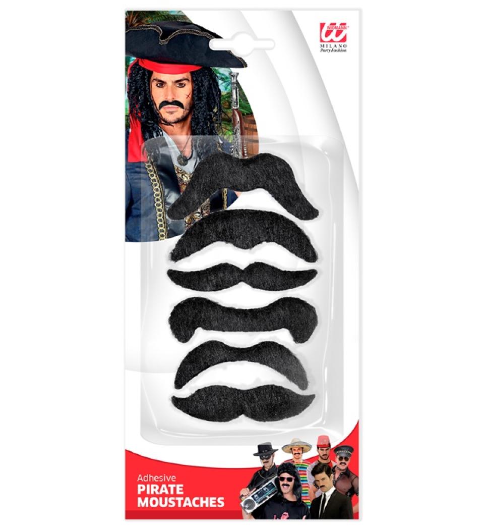 6 Moustaches sur planche