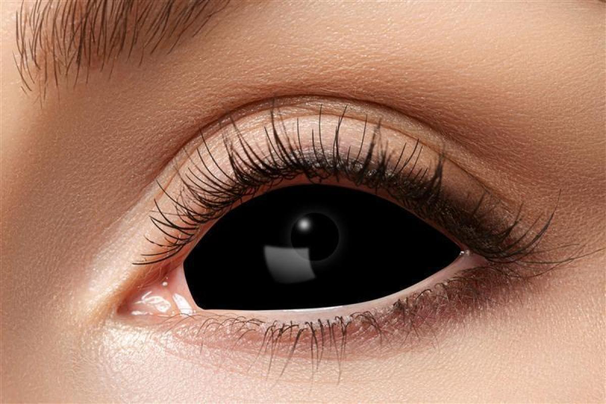 Lentilles 6 mois Sclérales 22 mm Black Eye