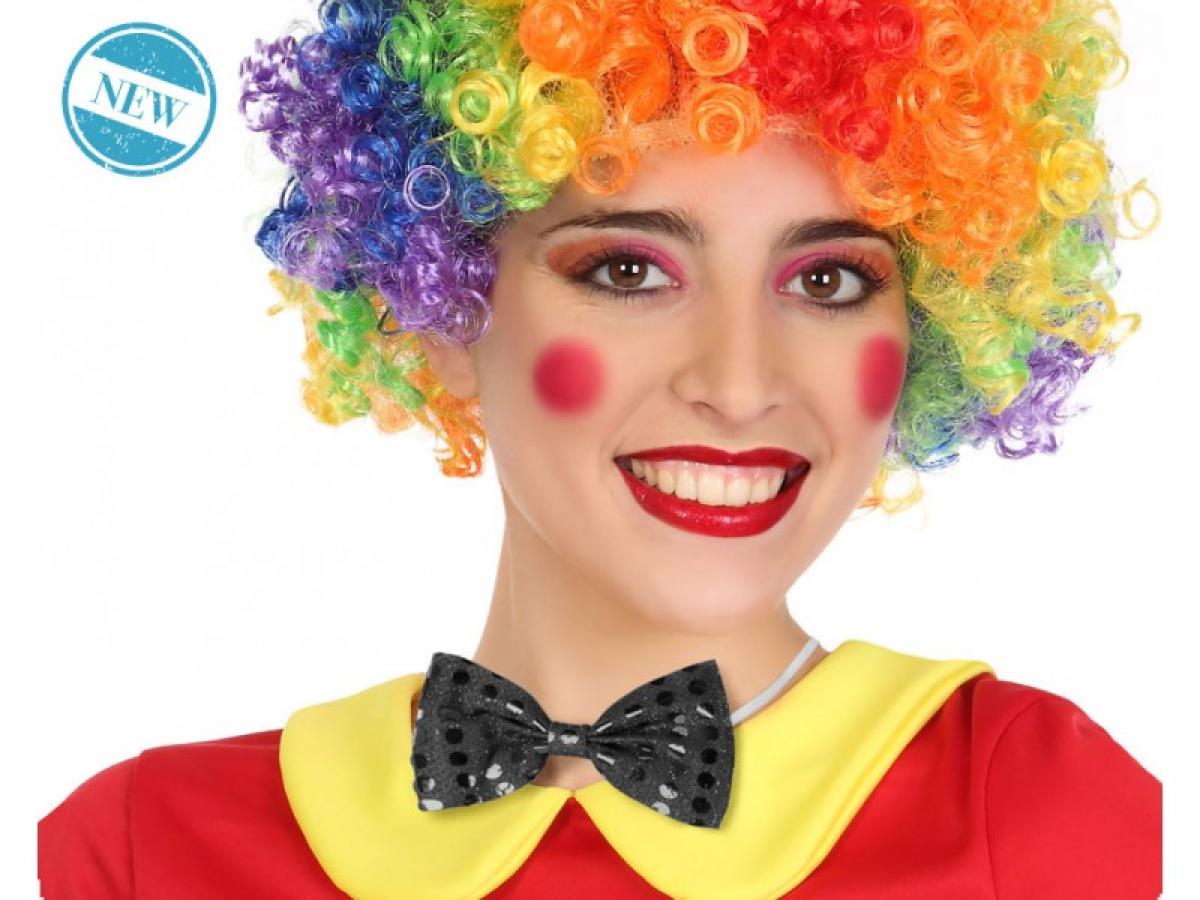 Noeud papillon noir à sequins basique