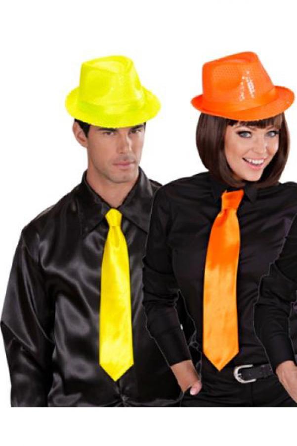 Cravate fluo verte