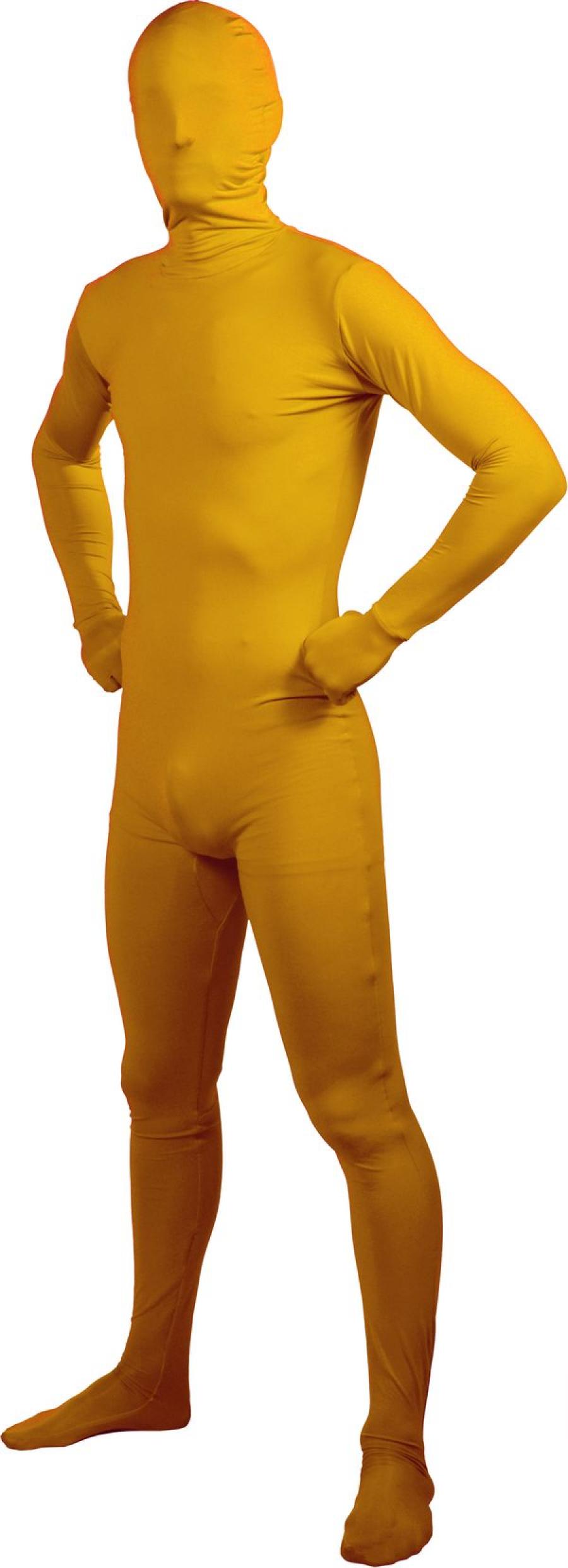 Seconde peau morphsuit jaune taille M/L
