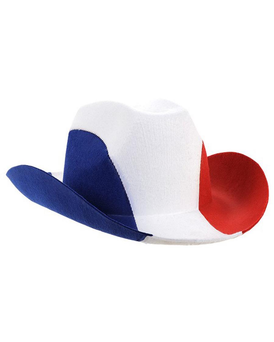 Chapeau de cowboy tricolore