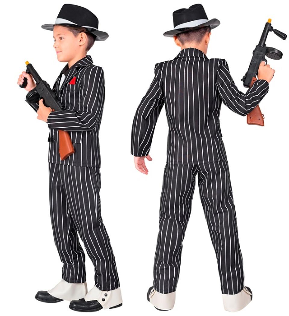 gangster à rayures ou Gomez Addams taille 11/13 ans