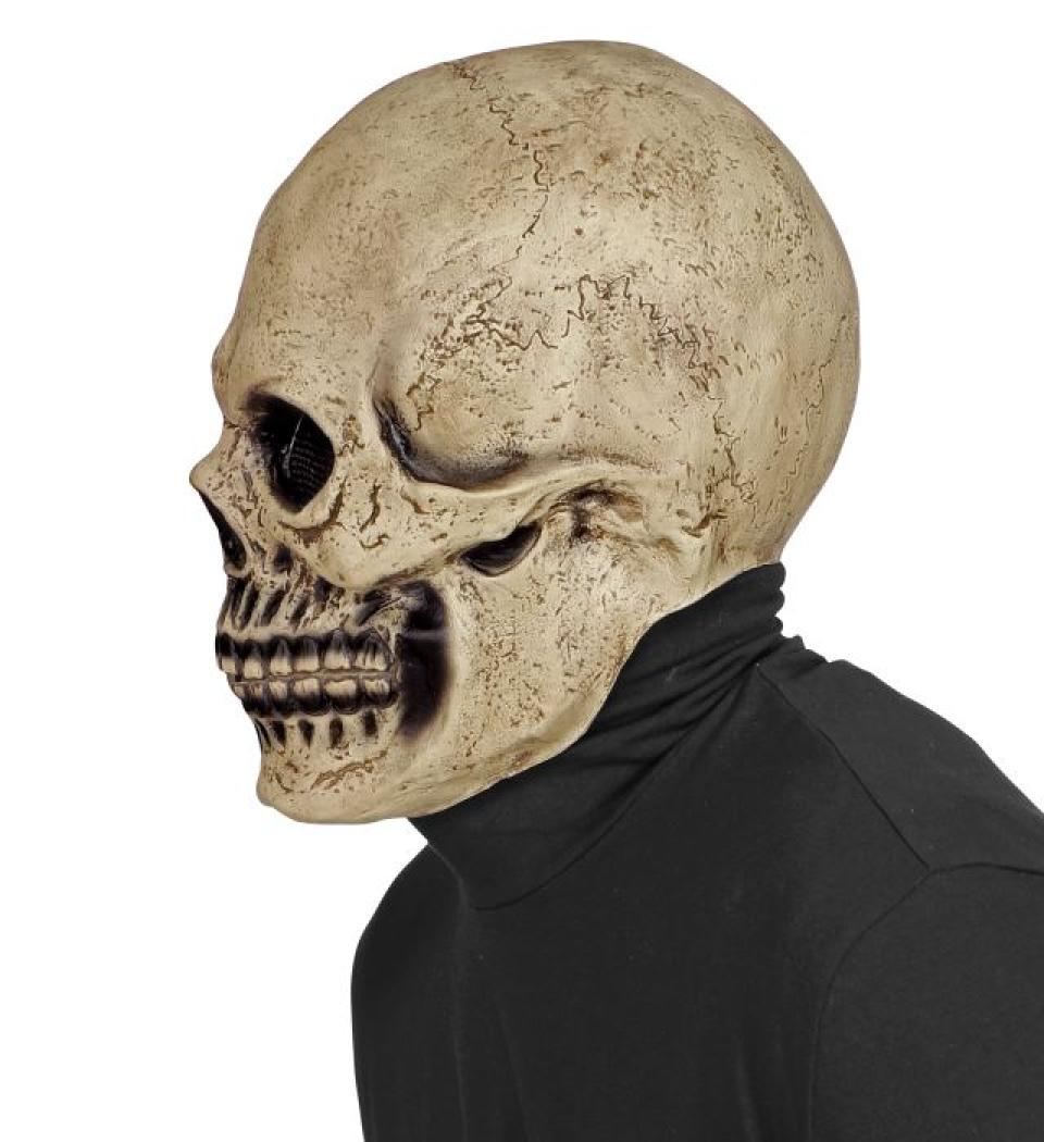 Masque en latex tête de mort