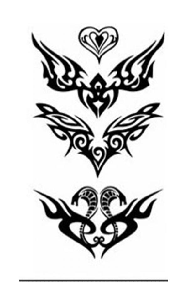 Tatouage temporaire cobra et tribal