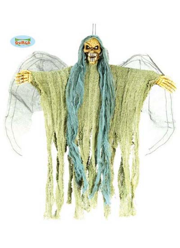 Squelette suspendu volant lumineux