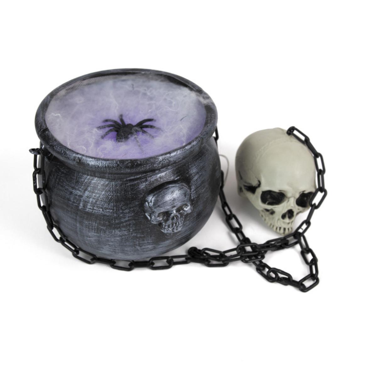 Chaudron de sorcière lumineux diam. 21cm