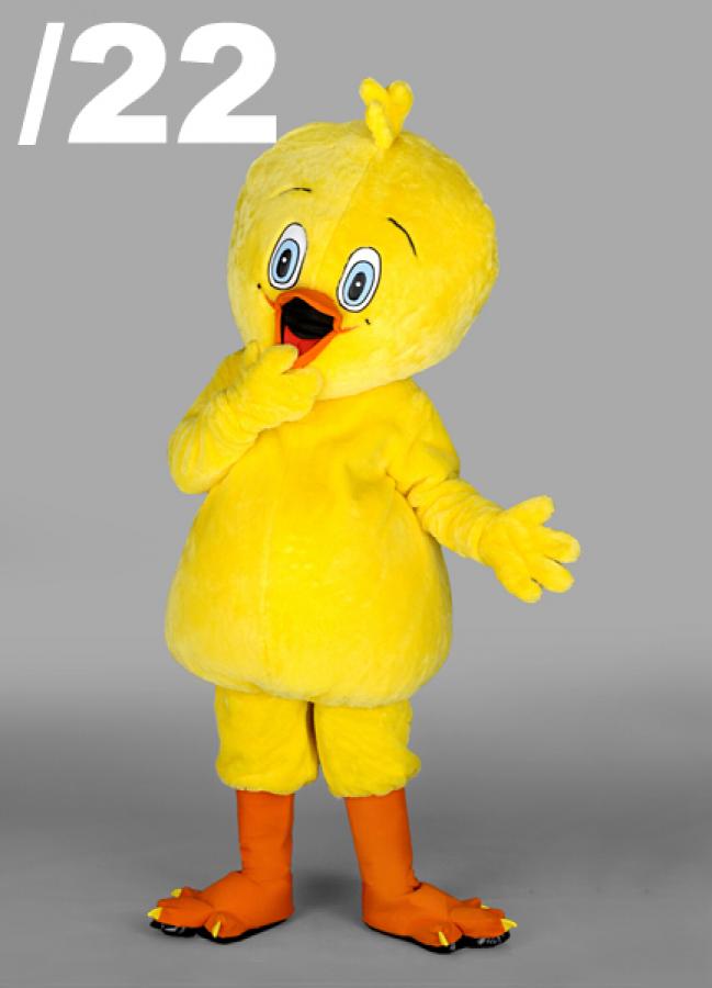 Mascottes : volatiles (24 au choix)