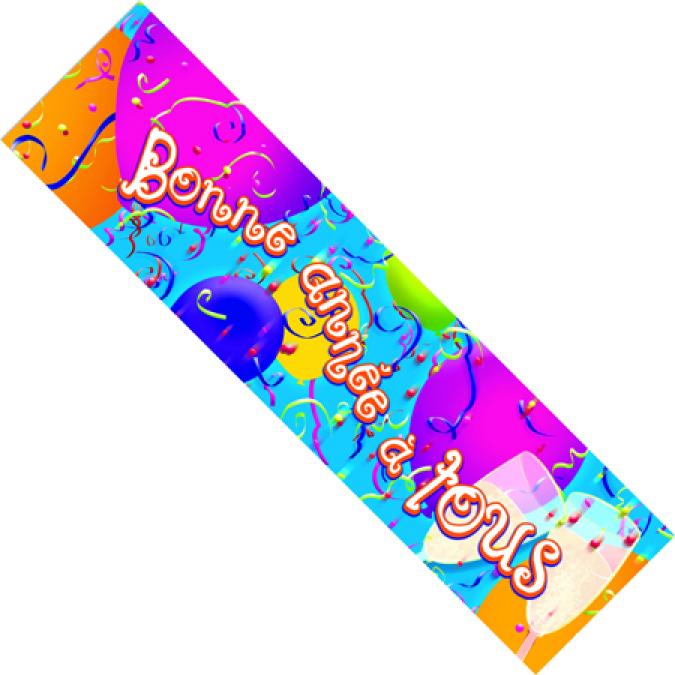 Banderole bonne année 2,44m