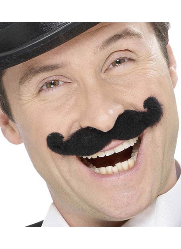 Moustaches noire Music Hall