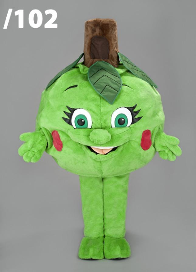 Mascottes : fruits et légumes (7 au choix)